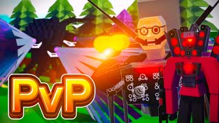 PVP MECH ▶ BUILD A BOAT FOR TREASURE ROBLOX skibidi toilet verses VS witherstorm [upl. by Odnamla]