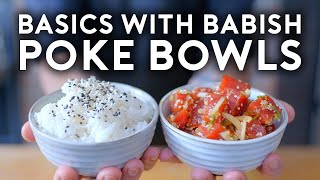 Poke Bowls  Basics with Babish [upl. by Hightower]