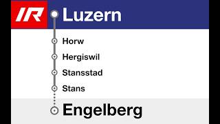 Zentralbahn Ansagen • IR • Luzern – Engelberg andere Stimme [upl. by Clellan]