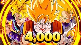 4000 STONES CARNIVAL LR SSJ GOKU VEGETA amp TRUNKS SUMMONS DBZ Dokkan Battle [upl. by Norward]