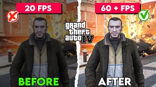 GTA 4 Lag Fix Low End Pc  GTA 4 Lag Fix No Graphics Card  GTA 4 Lag Fix 2GB Ram 4GB Ram 8GB Ram [upl. by Dnamron]