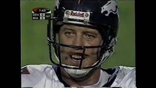 1998 NFL Week 16 Broncos  Dolphins FULL GAME Elway vs Marino [upl. by Nigem]