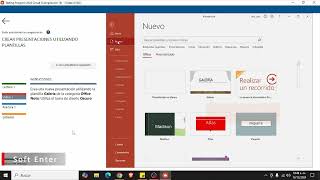 Testing program PowerPoint 1Crear presentaciones utilizando plantillas [upl. by Arret680]