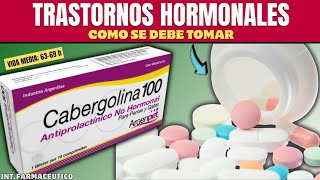 Cómo se usa CABERGOLINA💊para que sirve HIPERTENSIÓNEFECTOS SECUNDARIOS  más [upl. by Ulphi981]