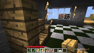 Furniture Ideas Tutorial  Minecraft Beta 1718 [upl. by Anuahsar845]