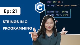 21 C Strings  C Programming For Beginners [upl. by Procora391]