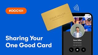 How to share your One Good Card  OGC101 [upl. by Lagiba]