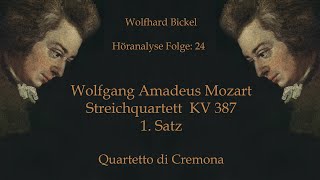 Analyse Musik  Folge 24 Mozart Streichquartett KV 387 1 Satz [upl. by Otrebtuc]