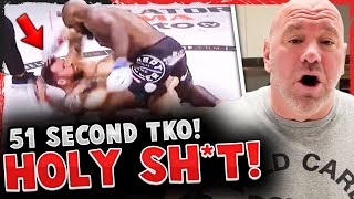 REACTIONS to the 51SECOND TKO in Corey Anderson vs Ryan Bader UFC REVEALS STACKED PPV Dana White [upl. by Nosmirc]