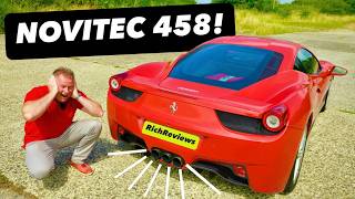 NOVITEC Ferrari 458  STRAIGHT PIPE EXHAUST REVIEW [upl. by Okimuk]