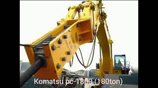 Komatsu pc1800 180ton working underwater [upl. by Tonkin931]