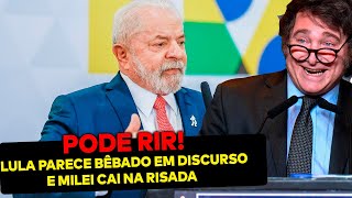 Lula parece BÊBADO no Uruguai e Milei cai na risada Petista acabou vaiado e perdeu a linha [upl. by Scoles]