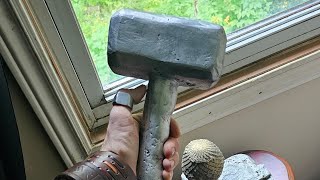 Casting a beautiful aluminum hammer from ugly ingots [upl. by Othilia]