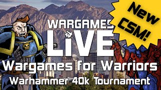 Wargames for Warriors Warhammer 40k Tournament Stream Day 2 [upl. by Linus]