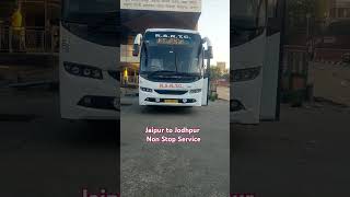 RSRTC  Volvo  Jaipur to Jodhpur  Non Stop Service  1x1 Shuttle [upl. by Mata]