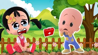 The boo boo song  Cleo y Cuquin Nursery Rhymes amp Kids Song [upl. by Trudey]