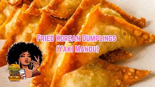 How to Make Fried Korean Dumplings Yaki Mandu Recipe [upl. by Abbey388]