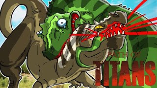 Path of Titans SOLO GIGANOTOSAURUS ALL PAIN NO GAIN [upl. by Tankoos62]