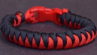 How to Make the quotCorkscrewquot Paracord Survival Bracelet  BoredParacord [upl. by Meridith]