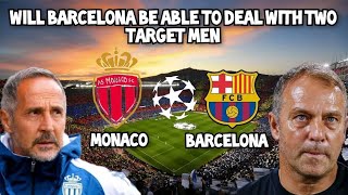 Monaco vs Barcelona  Tactical Preview  UEFA CHAMPIONS LEAGUE [upl. by Ahsened]