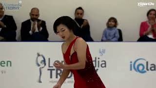 Kaori Sakamoto JPN Lombardia Trophy 2022 FS [upl. by Ardiedak]