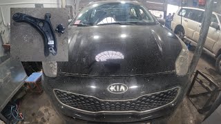 kia sportage control arm ball joint replacement kia замена шаровой опоры рычага киа спортейдж [upl. by Jeffcott]