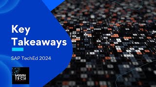 SAP TechEd 2024  Key takeaways [upl. by Ellerehs]