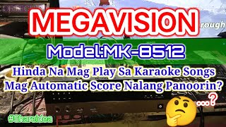 Megavision Karaoke Player ModelMK8512 Mag Automatic Score Panoorin Paano Ayusin [upl. by Irtimid]