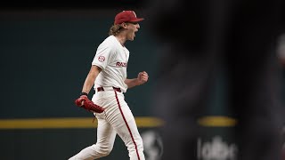 Arkansas’s Hagen Smith Records 17 Strikeouts Against No Oregon State [upl. by Llennod]