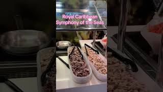 Royal Caribbean Symphony of the Seas Solarium Bistro Dinner [upl. by Eetsud]