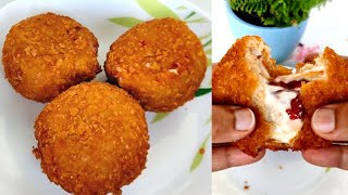 Super Crispy amp Spicy Cheese Balls 🧀 in 5 Mins  Only 4 Ingredients [upl. by Eldrida]