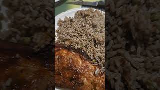 🏝️Goûtons au riz djondjon 🤤🍝 shorts martinique travel cuisine [upl. by Ahsiled]