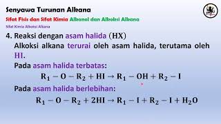 Sifat Fisika dan Kimia  Alkanol dan Alkoksi Alkana [upl. by Akialam945]