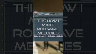 Rod Wave melody tutorial rodwave rodwavetutorial shorts trending flstudio24 rodwaveloopkit [upl. by Pruchno]