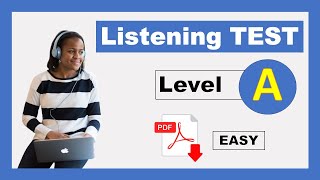 ESL Easy Listening Comprehension 1 The Umbrella [upl. by Gorman863]