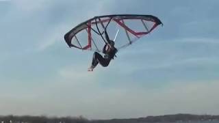 Flying a Kitewing on Whitmore Lake [upl. by Kelson597]