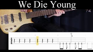 We Die Young Alice in Chains  Bass Cover With Tabs by Leo Düzey [upl. by Docila458]