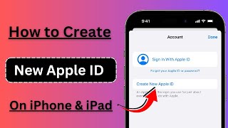 How to Create New Apple ID on Any iPhone 2024 [upl. by Dougal145]