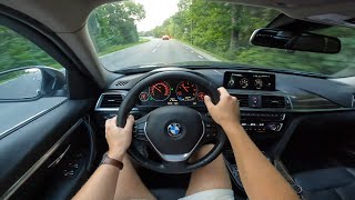 BMW F30 LCI 320D  4K POV Test Drive [upl. by Htebazile]