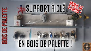 Fabriquer un support à porteclés BOIS DE PALETTE [upl. by Gudrin]