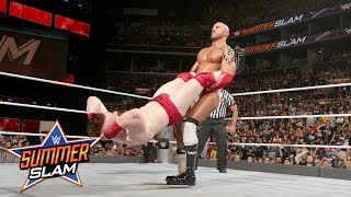 Sheamus vs Cesaro Best of Seven Series  Match No 1 SummerSlam 2016 Kickoff on WWE Network [upl. by Eillek]