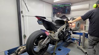 RSV4 SC Project CRT  Dyno Run  Race ECU [upl. by Bock]