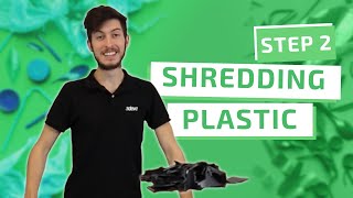 Recycling Plastics  Step 2 Shredding Plastics [upl. by Spillihp338]