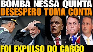 BOMBA NESSA QUINTA FOI EXPULSO DO CARGO LULA DA SILVA FURIOSO ACABA DE SOFRER DURA CRÍTICA GLOB0 [upl. by Desimone]