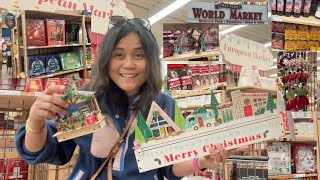 Advent Calendar and Christmas Shopping at World Market  Living in Los Angeles 🌸 WorldMarket [upl. by Acirej469]