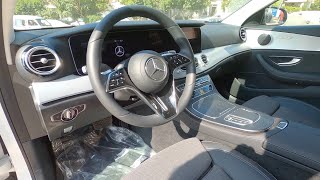 استعراض مواصفات مرسيدس E 200 2022 الفئة الاولى Mercedes E200 [upl. by Nedrud389]