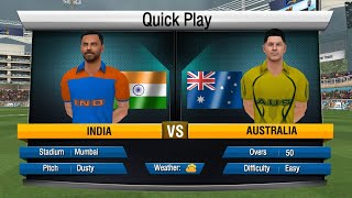 Adb gaming is live with India vs Australia ODi match  WCC2 [upl. by Shanly]