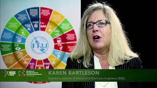 WSIS FORUM 2017 INTERVIEWS KAREN BARTLESON IEEE [upl. by Eresed]