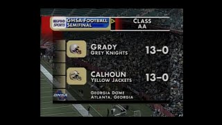 GHSA 2A Semifinal Calhoun vs Grady  Nov 25 2005 [upl. by Eileme]