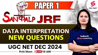 Data Interpretation For UGC NET Dec 2024  UGC NET Paper 1 DI Questions By Priti Maam [upl. by Thorley684]